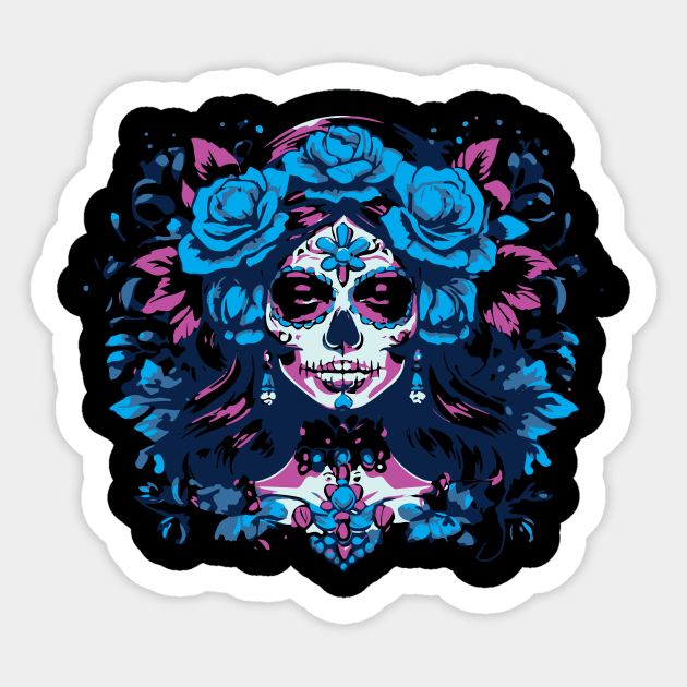 santa muerte Sticker by lkn